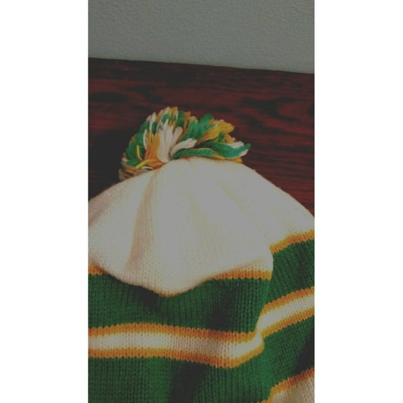 Minnesota North Stars White Cuffed Knit Beanie Hat Winter Ski Cap Toque New NHL - Picture 5 of 6